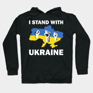 I Stand With Ukraine Fists Hoodie